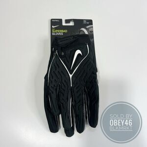 Nike Superbad 6.0 Padded Football Gloves Black FN0279-091 Men’s Sz 3XL